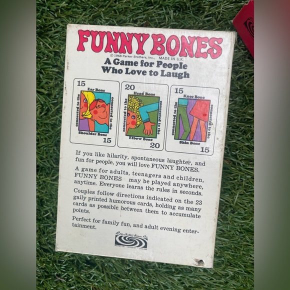 Vintage 1968 Parker Brothers Funny Bones card game - Picture 2 of 6
